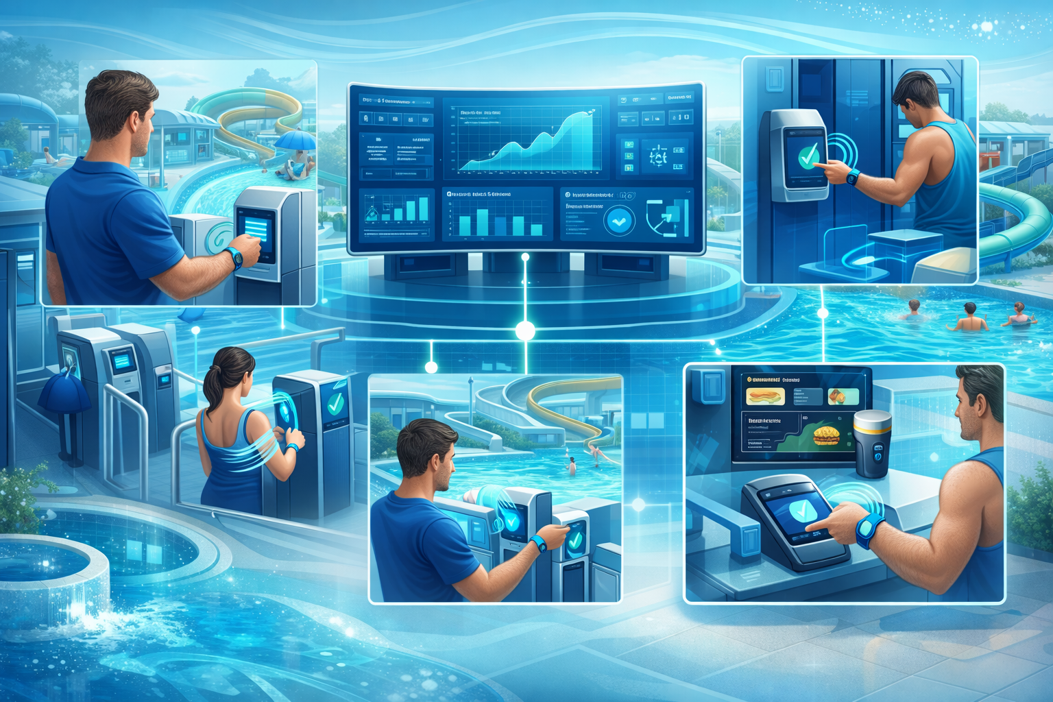 RFID wristband technology for waterparks